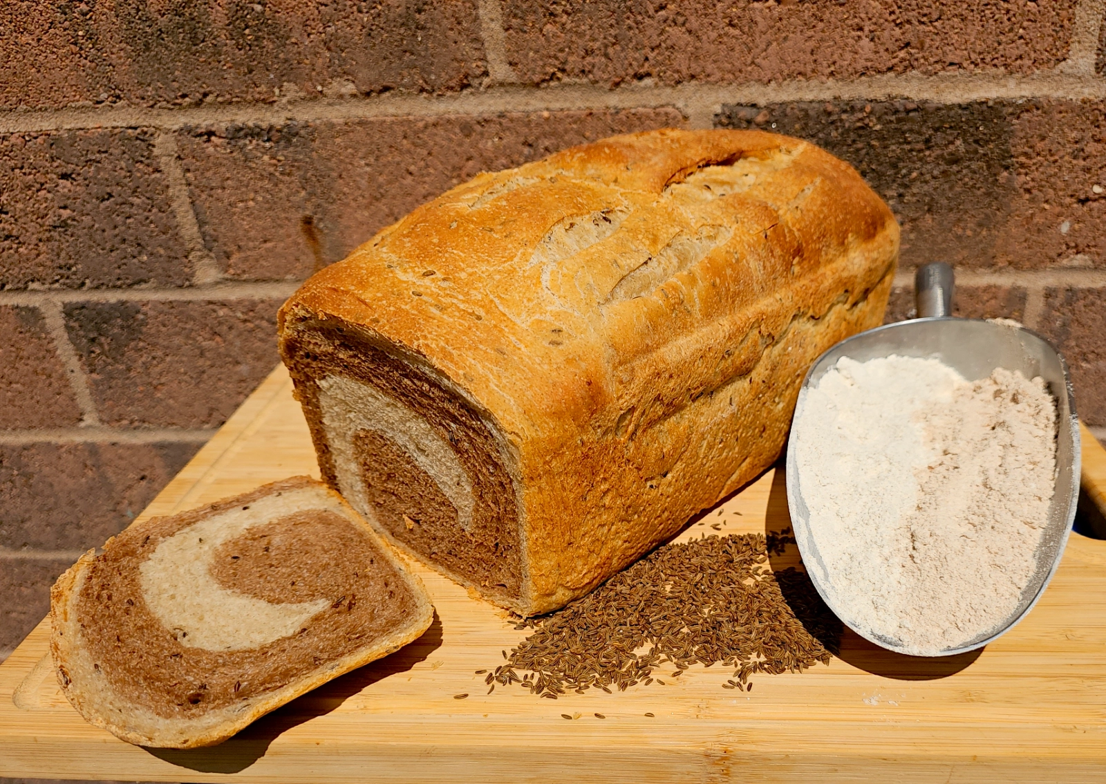 Marbled Rye Loaf